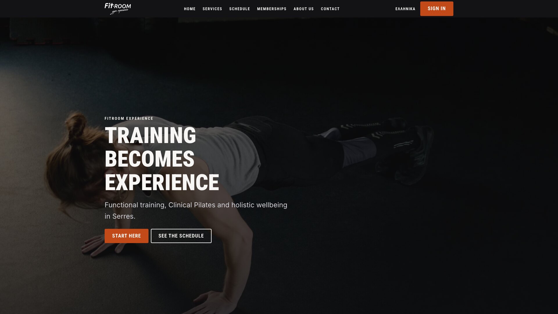 FitRoom Experience — Site de Salle de Sport & Plateforme d'Abonnements