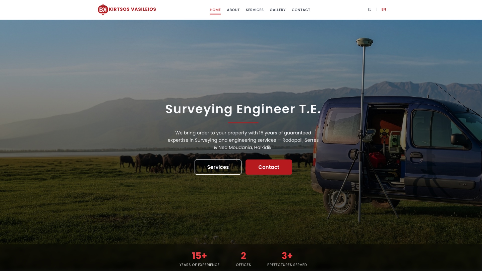 kirtsos.gr — Τοπογράφος Μηχανικός