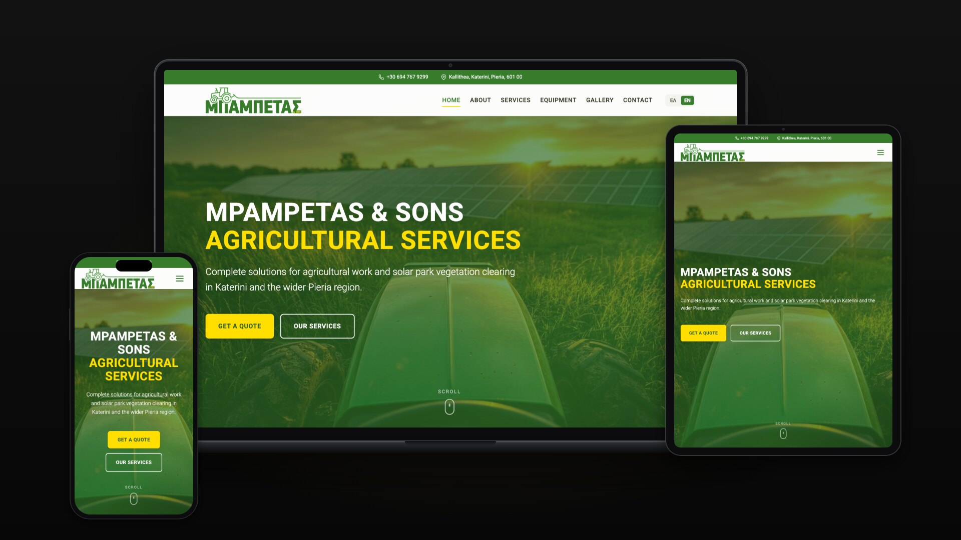 Mpampetas & Fils — Services Agricoles