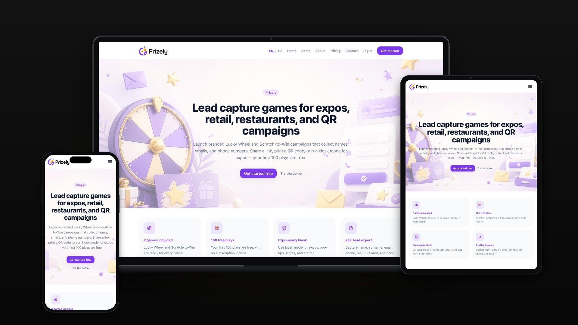 Prizely — SaaS de Génération de Leads Ludifié Multi-Tenant